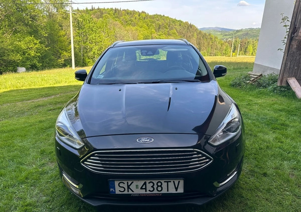 Ford Focus cena 58500 przebieg: 158532, rok produkcji 2015 z Katowice małe 254